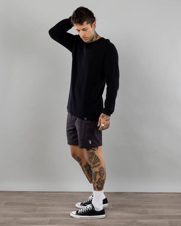 Salty Life Vision Elastic Waist Shorts for Mens