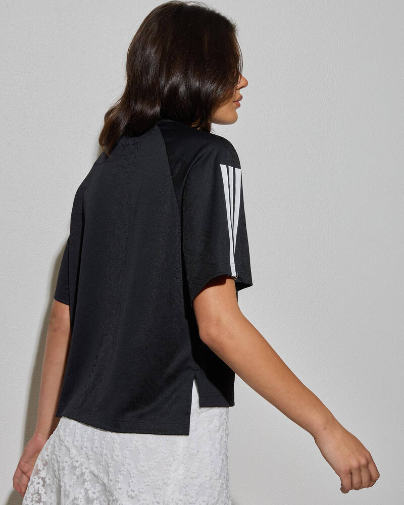 adidas Tiro Q3 Jersey T-Shirt for Womens