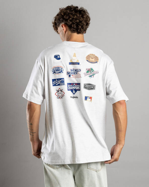 Majestic LA Dodgers Patch Champs T-Shirt for Mens