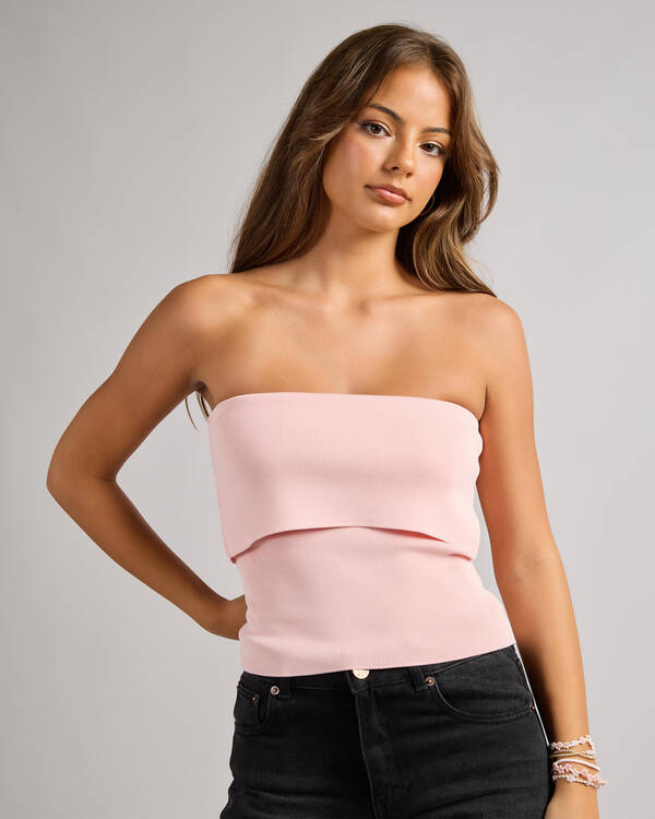 Luvalot Elyse Knit Tube Top for Womens