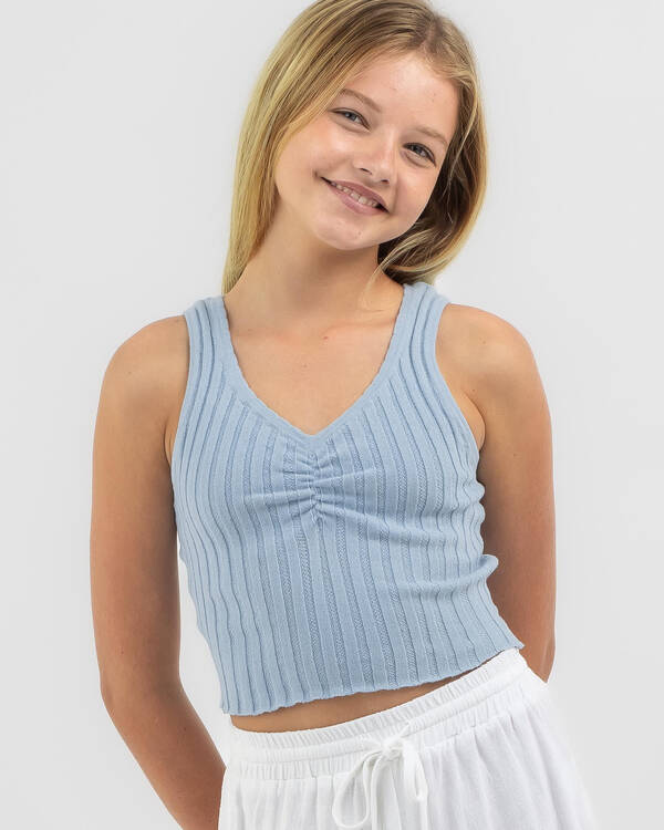 Mooloola Girls' Harley Pointelle Top for Womens
