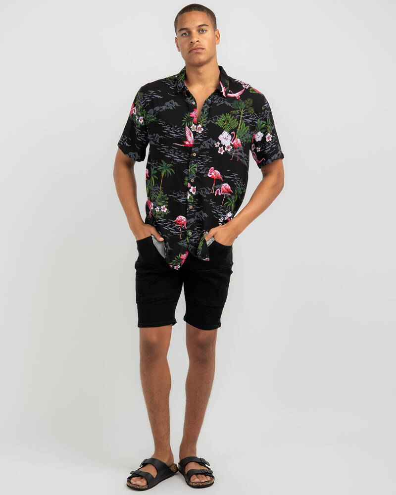 Lucid Immerse Denim Shorts for Mens