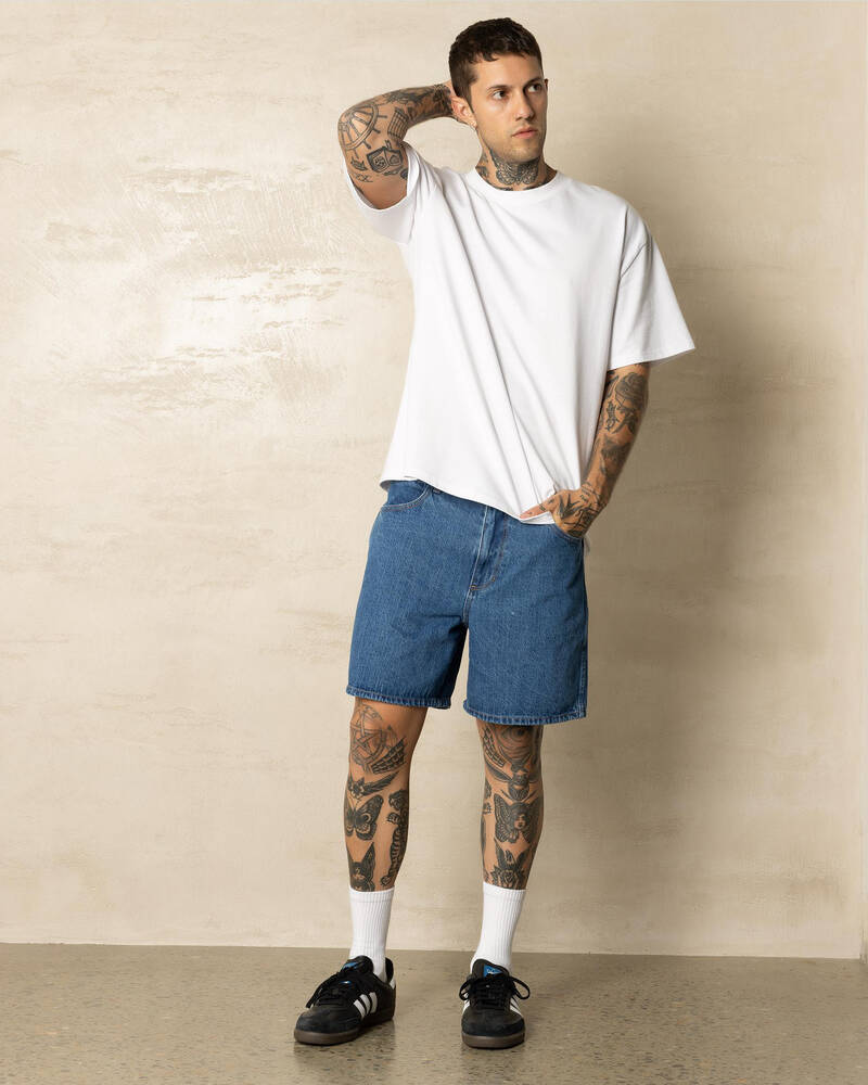 Wrangler Slacker Denim Shorts for Mens