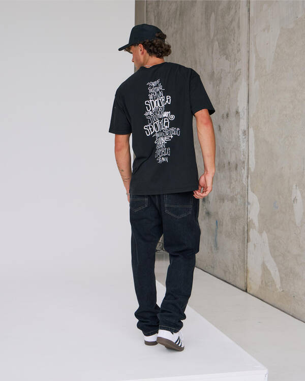 S-Double Script Stacked T-Shirt for Mens
