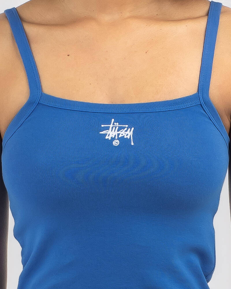Stussy Graffiti Rib Singlet for Womens