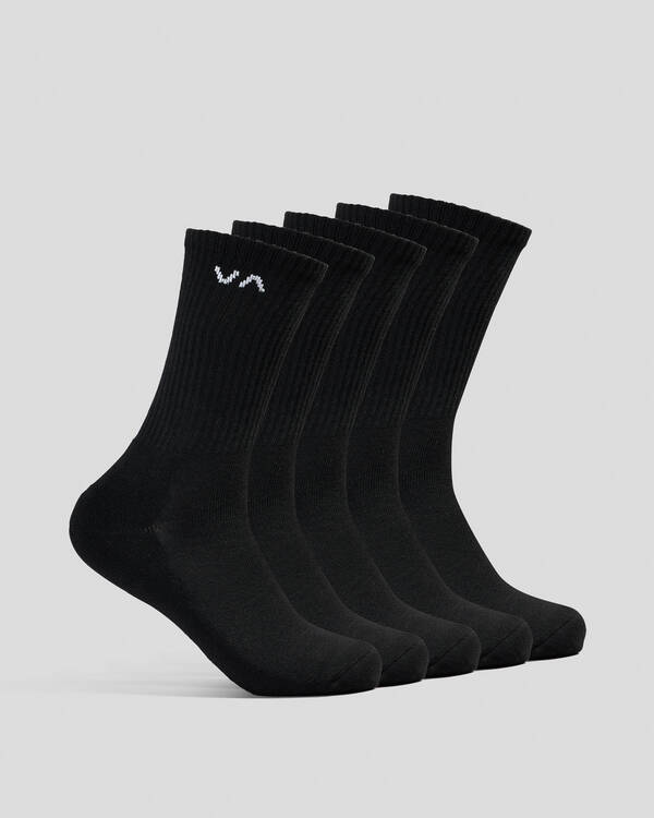 RVCA VA Sport Socks 5 Pack for Mens