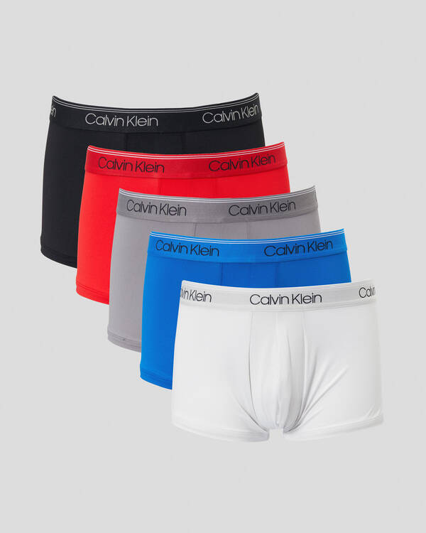 Calvin Klein Micro Stretch Low Rise Trunks 5 Pack for Mens