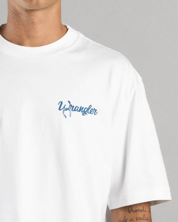 Wrangler Lucky You Boxcar T-Shirt for Mens