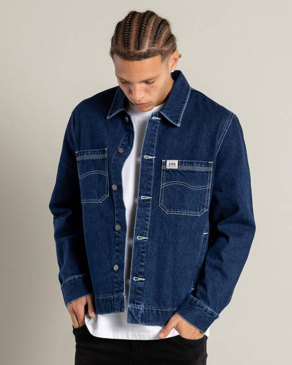 Lee Denim Chore Jacket for Mens