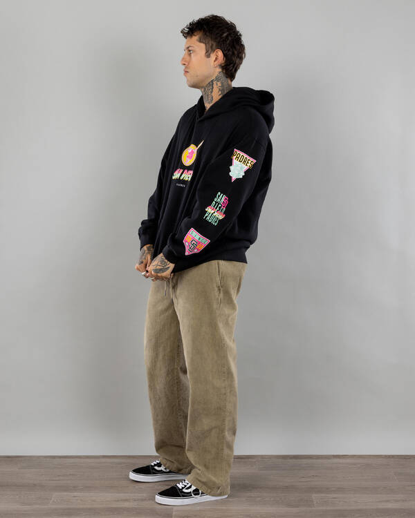 Majestic San Diego Padres Logo Patch Hoodie for Mens