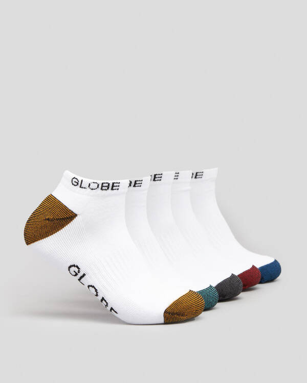 Globe Ingles Ankle Socks 5 Pack for Mens