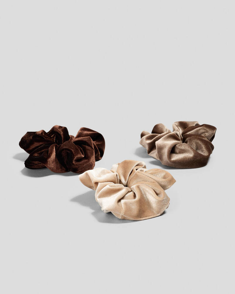 Karyn In LA Gwen Velvet Scrunchie Pack for Womens