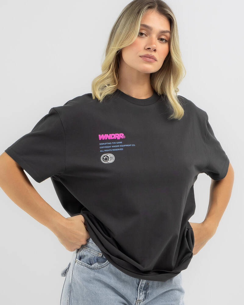 Wndrr Obscure Box Fit T-Shirt for Womens