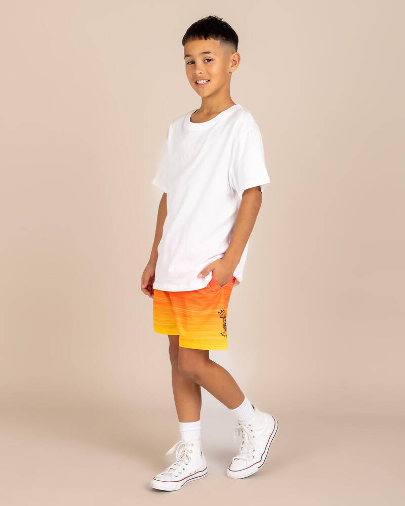 Salty Life Boys' Unite Elastic Waist Shorts for Mens