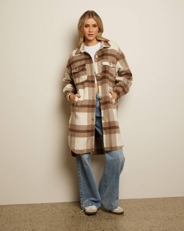 Ava And Ever Hayden Long Shacket for Womens