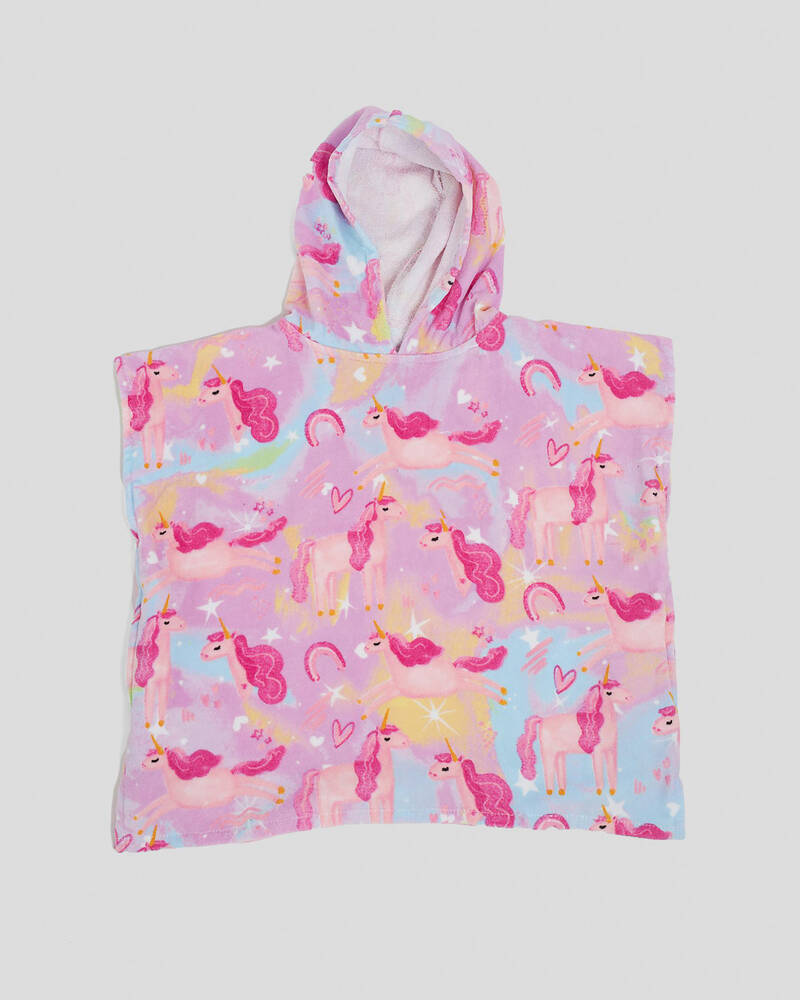 Topanga Toddlers' Unicorn Dreams Hooded Towel for Unisex