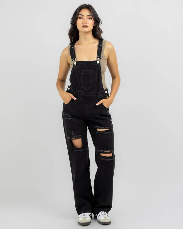 DESU Parker Denim Long Overalls for Womens