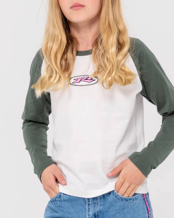 Rusty Girls' Heritage Long Sleeve T-Shirt for Womens