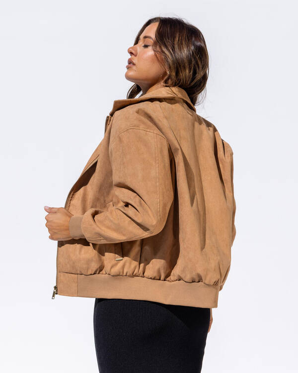 Ava And Ever Dune Faux Suede Jacket for Womens