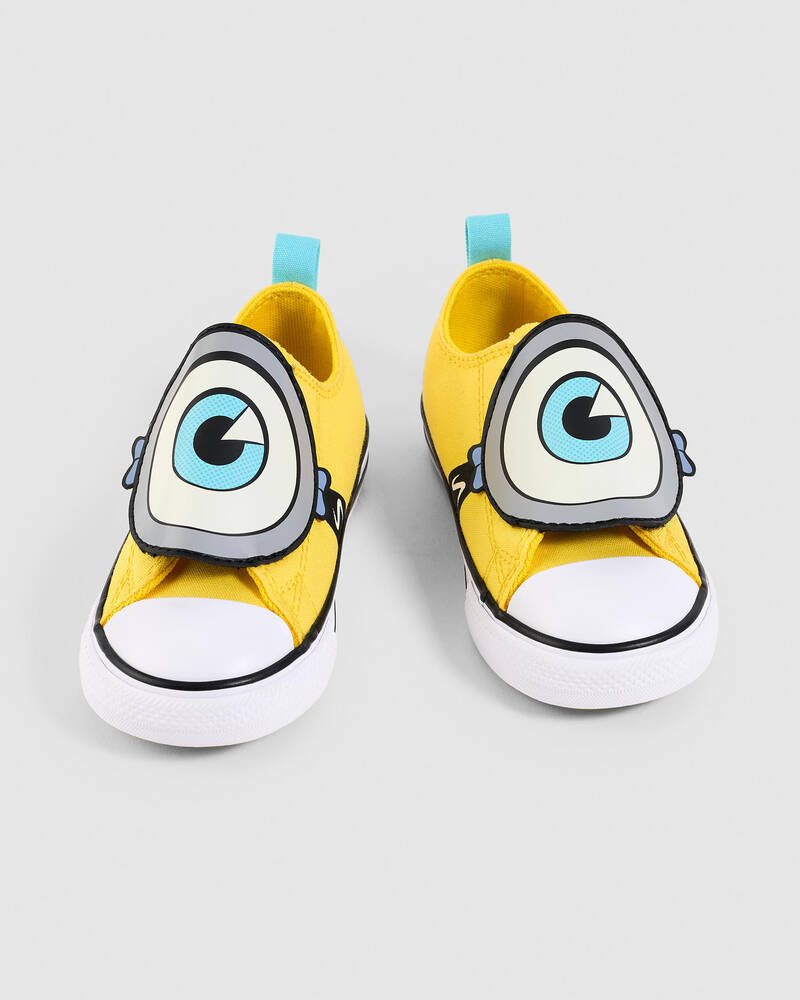 Converse Toddlers' Minions Chuck Taylor All Star One Strap Shoes for Unisex