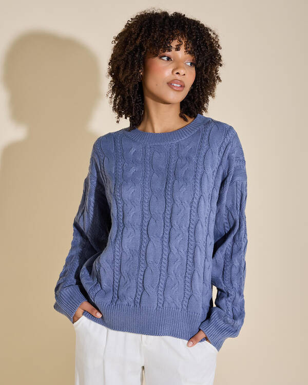 Into Fashions Dawson Knit Jumper for Womens