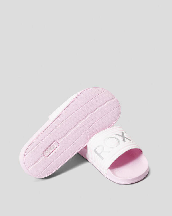 Roxy Girls' Roxy Slippy Slide Sandals for Womens