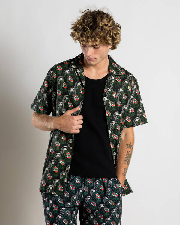 Victor Bravo's Greenade Forever Short Sleeve Shirt for Mens