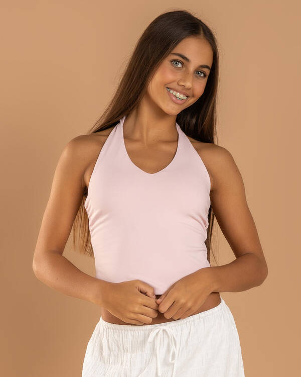 Girls' Basic Halter Top