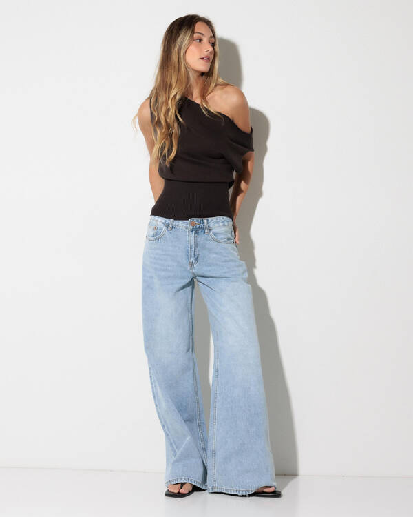 Mooloola Sam Off Shoulder Knit Top for Womens