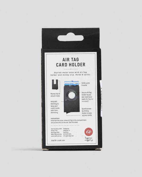 Get It Now Airtag Card Holder for Unisex