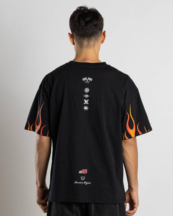 Jetpilot Vintage Flames T-Shirt for Mens