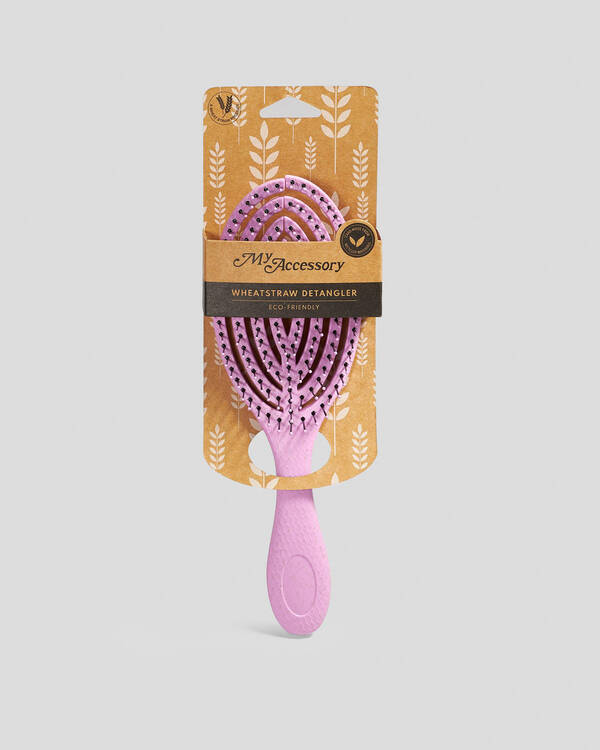 Get It Now Wheat Straw Rounded Brush for Womens