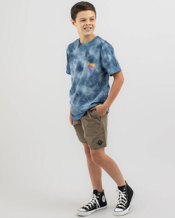 Skylark Boys' Ridge Elastic Waist Shorts for Mens