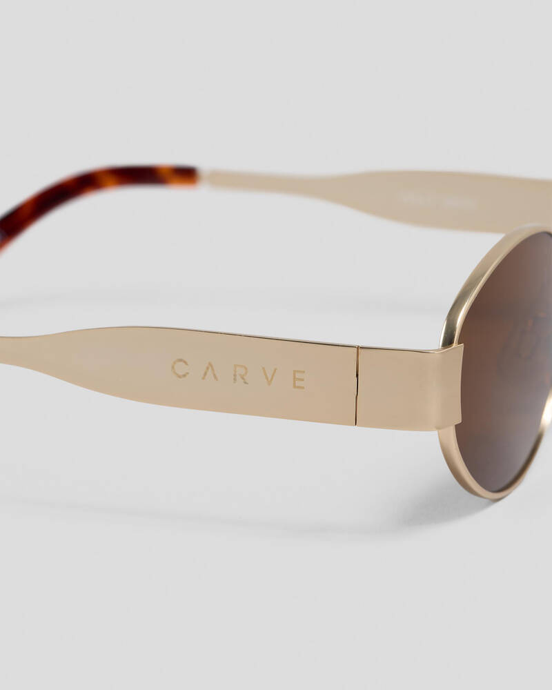 Carve Polly Gold Sunglasses for Womens