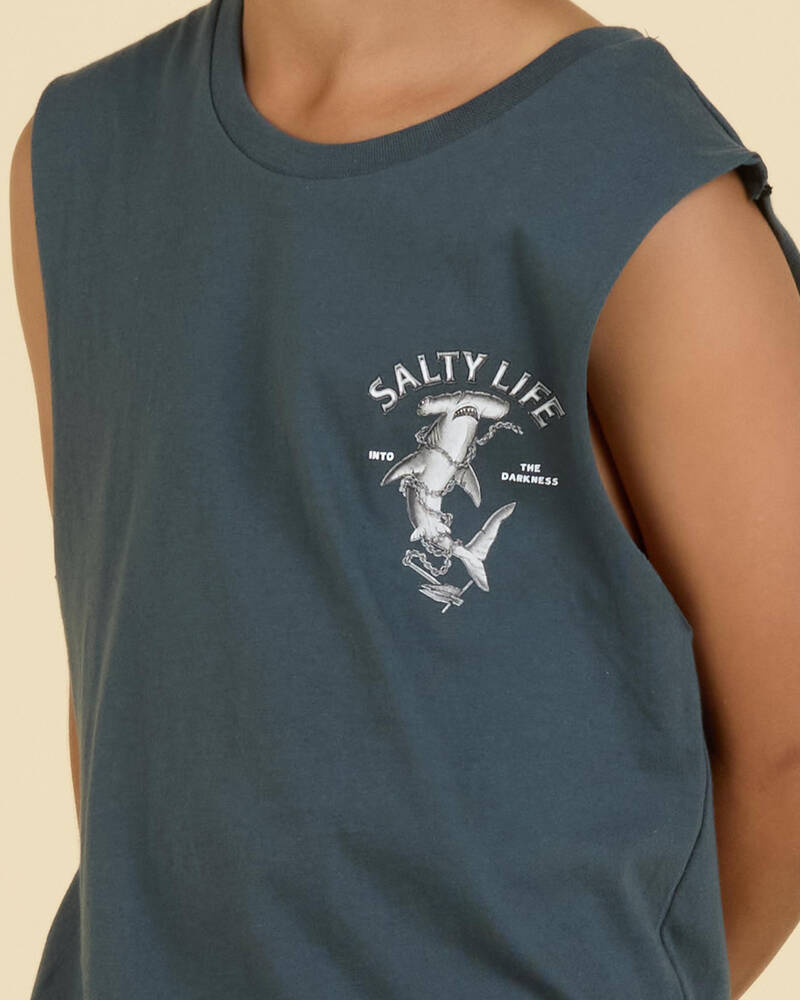 Salty Life Boys' Breach Muscle Tank for Mens