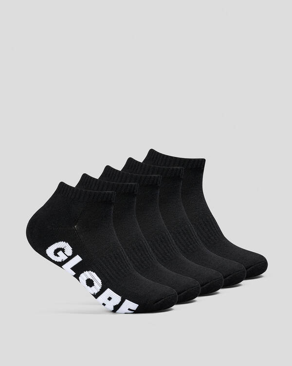Globe Boys' Stealth Ankle 5 Pack Socks for Mens