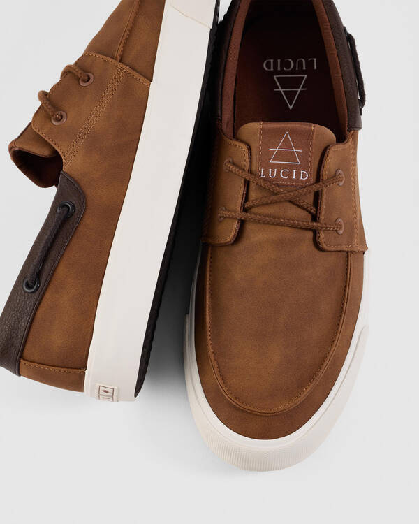 Lucid Anchor Deck Boat Shoe for Mens