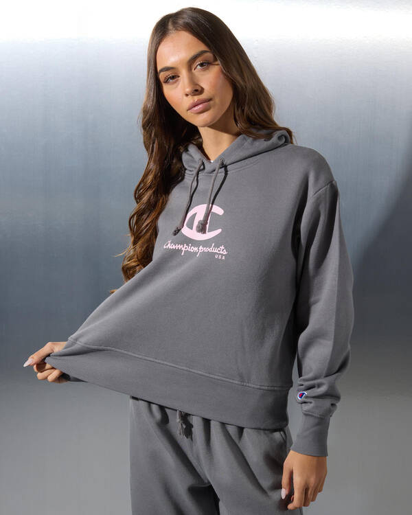 Champion Legacy Varsity Hoodie for Womens