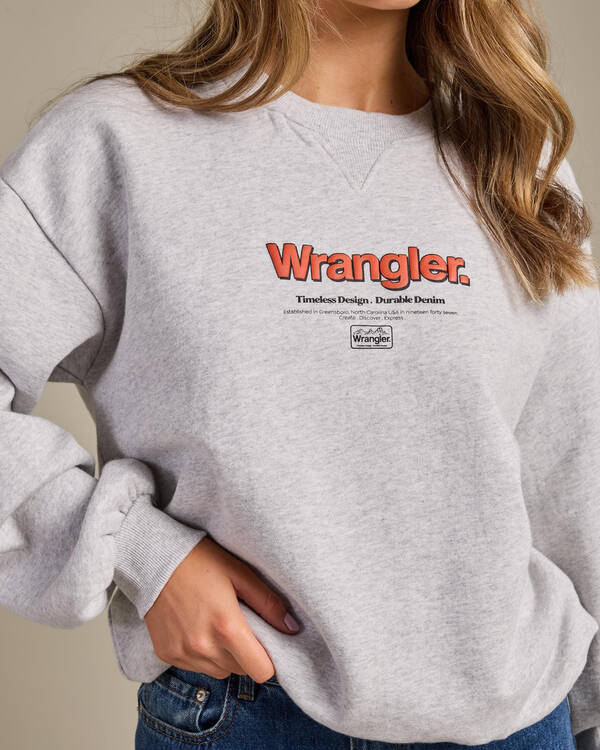 Wrangler Discover Slouch Sweatshirt for Womens