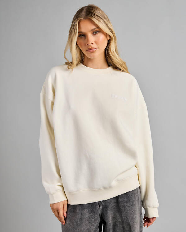 Rip Curl Surf Puff Heritage Crewneck Sweatshirt for Womens