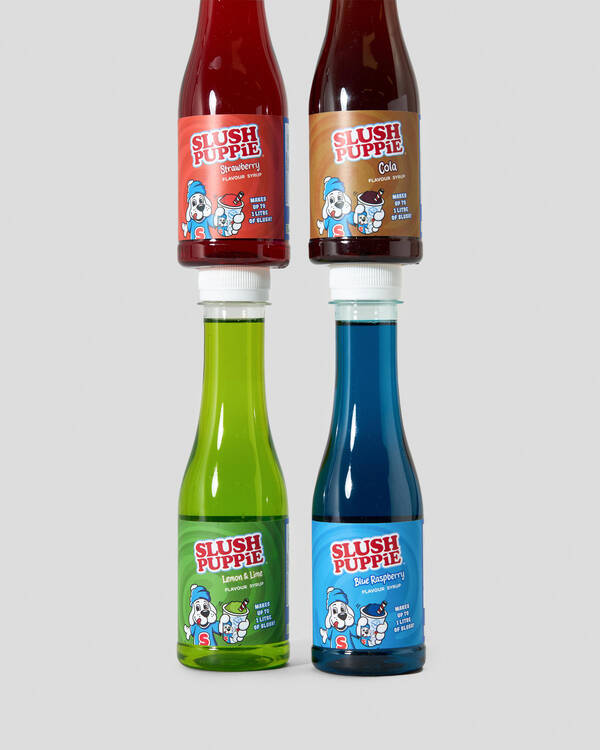 Slush Puppie Syrup Flavours 4 Pack for Unisex