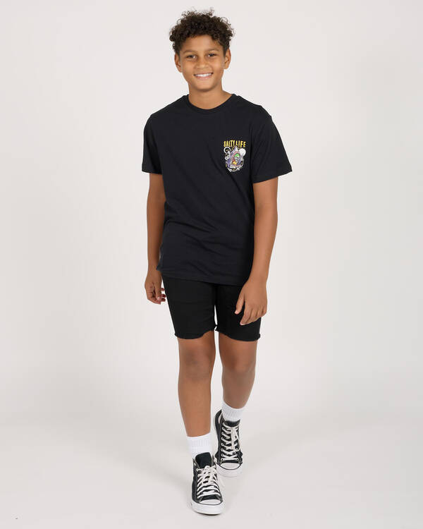 Salty Life Boys' Snap T-Shirt for Mens