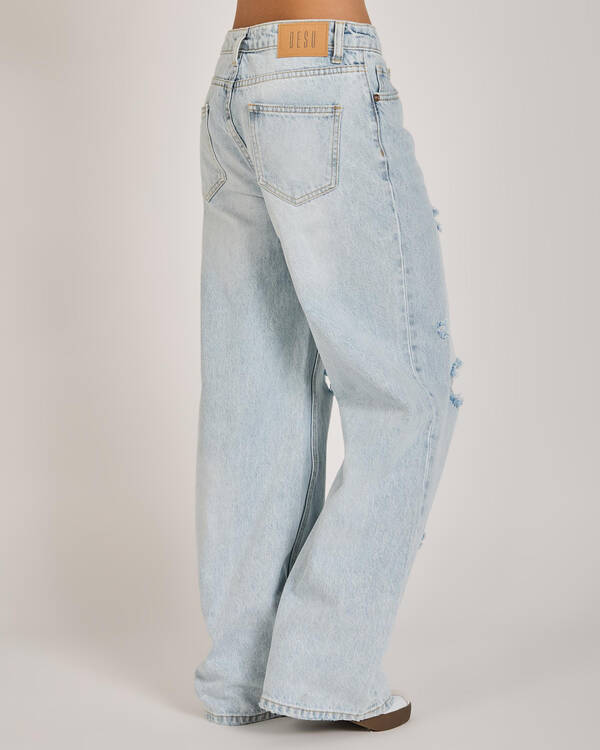 DESU Girls' Blaze Wide Leg Jeans for Womens