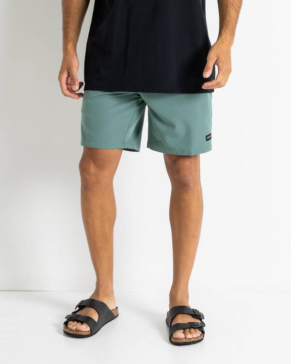 Volcom Stones Hybrid 18" Elastic Waist Shorts for Mens