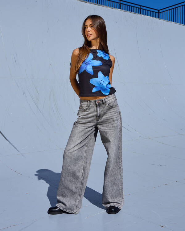 DESU Soho Wide Leg Jeans for Womens