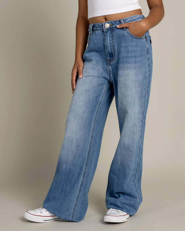 DESU Girls' Icon Straight Leg Jeans for Womens