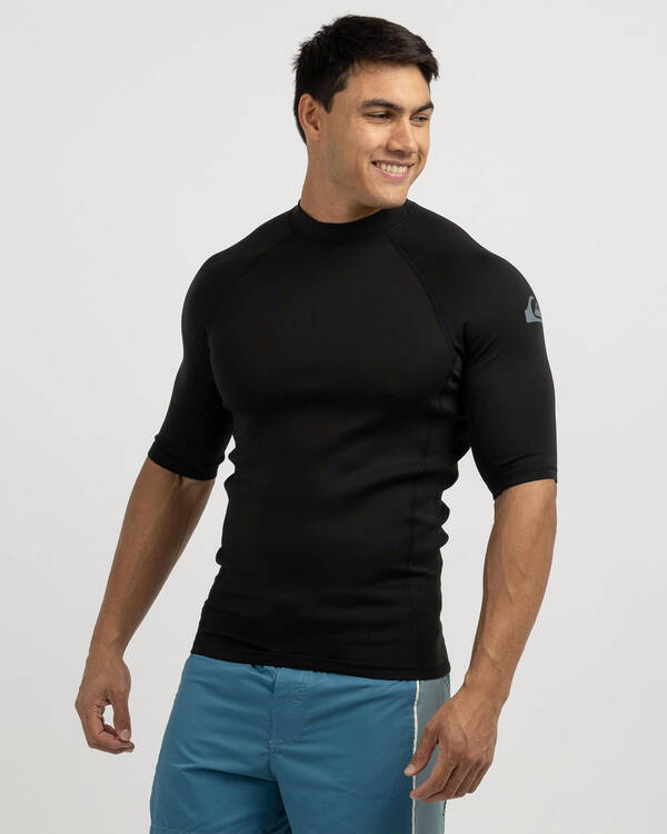 Quiksilver Everyday Heat Short Sleeve Rash Vest for Mens