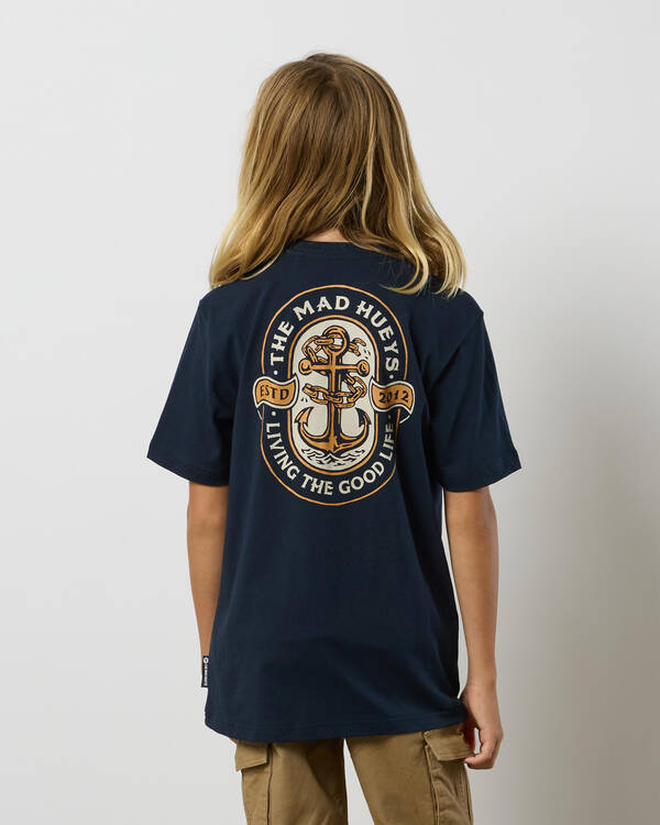 The Mad Hueys Boys' Living Anchor T-Shirt for Mens