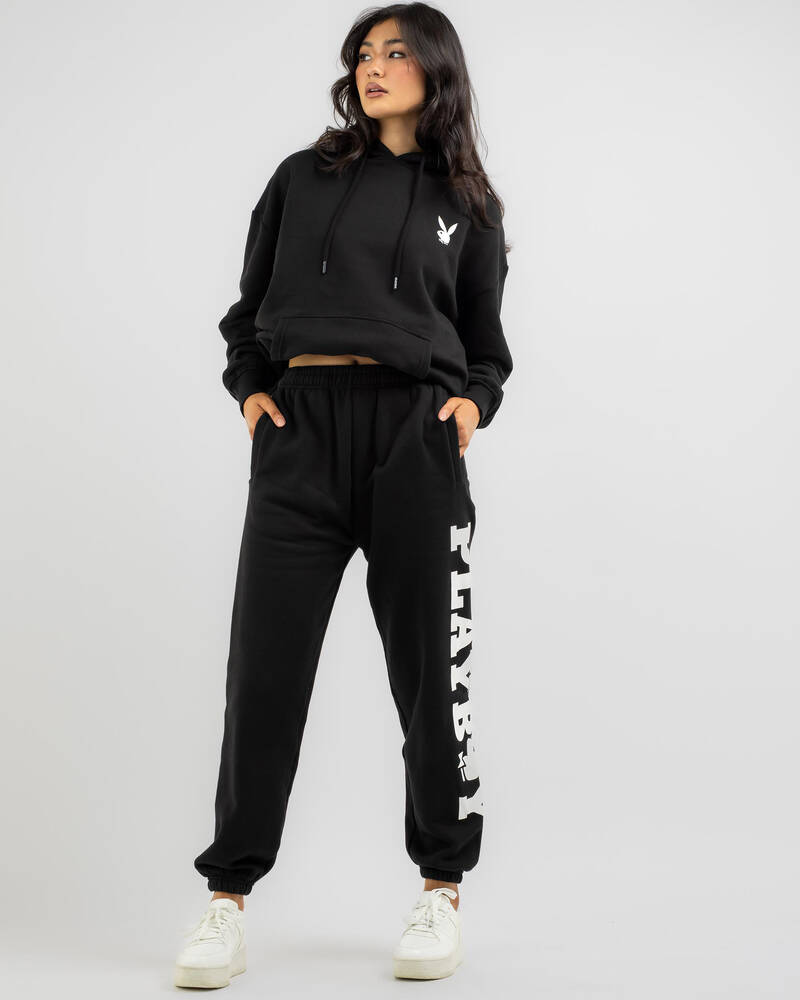 Playboy Big Bunny O 90s Track Pants for Womens