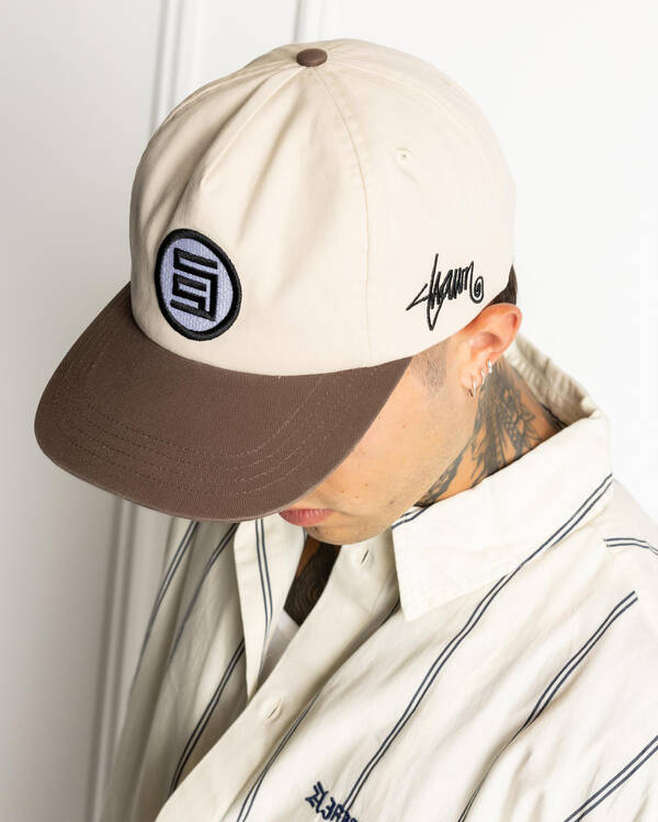 S-Double S-Dot Snapback Cap for Mens